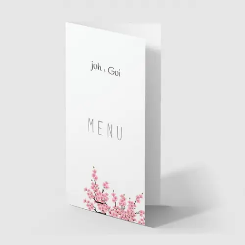 Cardápio / Menu Personalizado Casamento e Festas