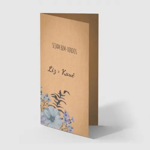 Cardápio / Menu Personalizado Casamento e Festas