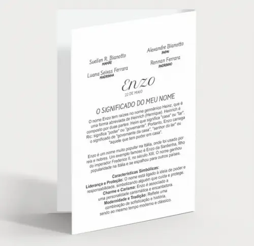 Cartão Batizado Personalizado c/ Aplique Sabonete Coração
