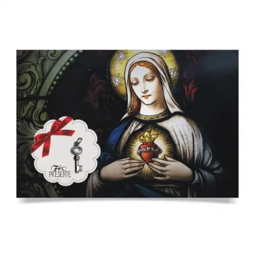 CARTÃO DE FELICITAÇÕES PERSONALIZADO + PINGENTE + ENVELOPE.