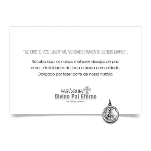 CARTÃO DE FELICITAÇÕES PERSONALIZADO + PINGENTE + ENVELOPE.
