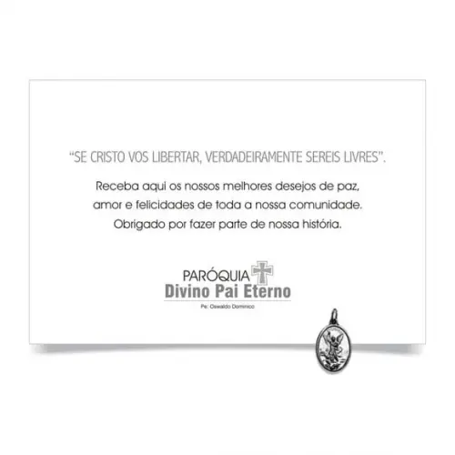 CARTÃO DE FELICITAÇÕES PERSONALIZADO + PINGENTE + ENVELOPE.