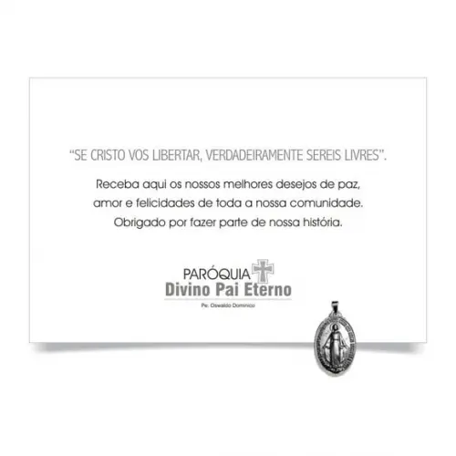 CARTÃO DE FELICITAÇÕES PERSONALIZADO + PINGENTE + ENVELOPE.