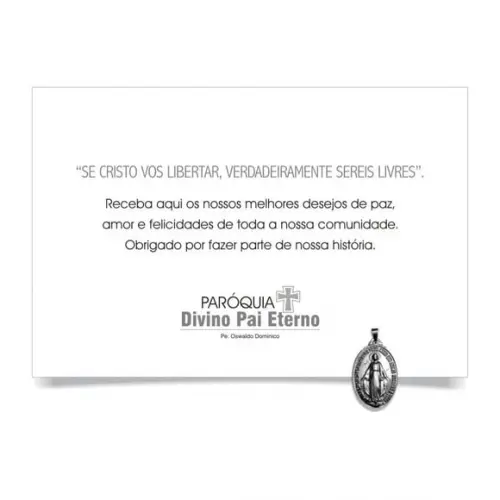 CARTÃO DE FELICITAÇÕES PERSONALIZADO + PINGENTE + ENVELOPE.
