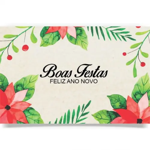 Cartão de Natal Person.com Dobra, Reciclado + Cor 40-004
