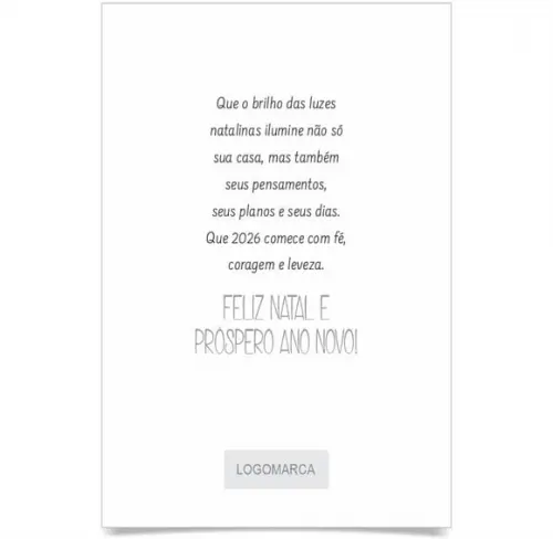 Cartão de Natal Personalizado
