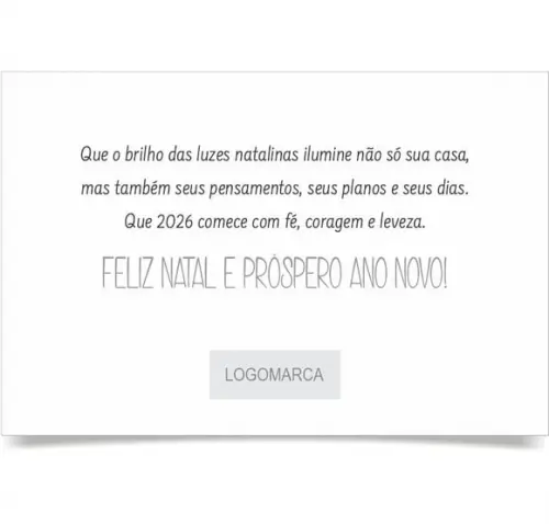 Cartão de Natal Personalizado 10-001.