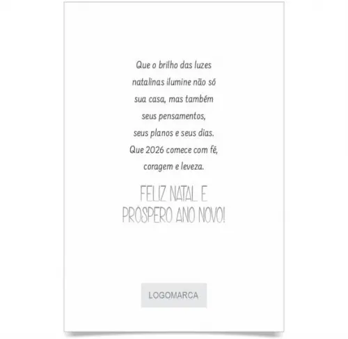 Cartão de Natal Personalizado 10-074