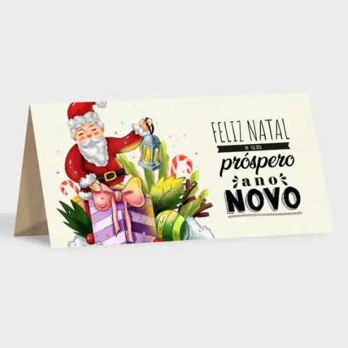 Cartão de Natal Personalizado Estreito, 25-003
