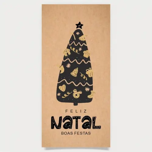 Cartão de Natal Personalizado Estreito, 25-006