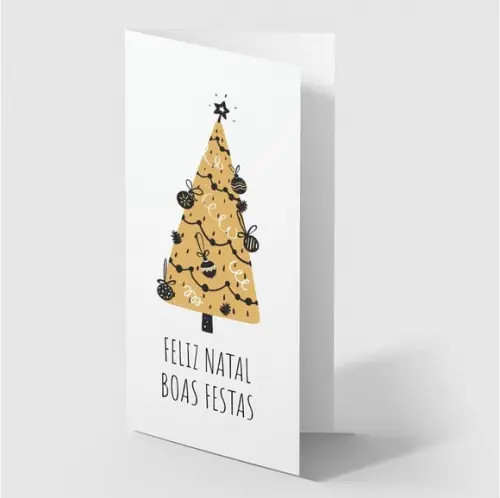 Cartão de Natal Personalizado Estreito, 25-007