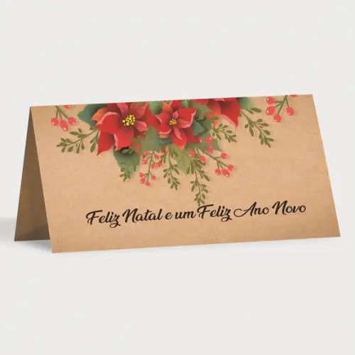 Cartão de Natal Personalizado Estreito, 25-008