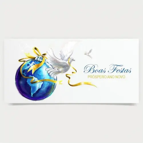 Cartão de Natal Personalizado Estreito, 25-012
