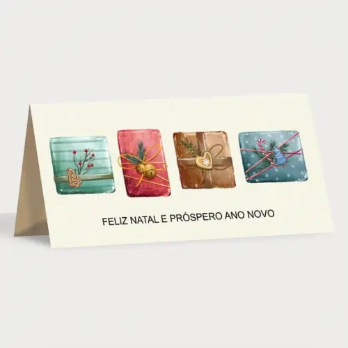 Cartão de Natal Personalizado Estreito, 25-013