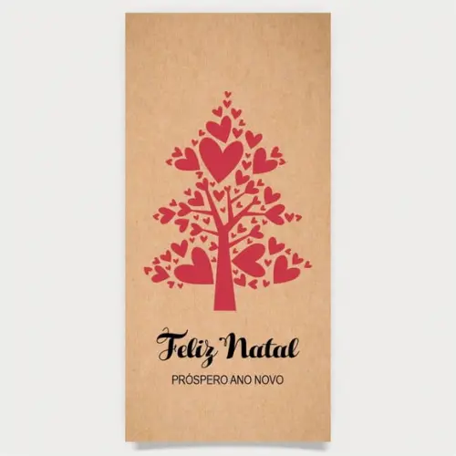 Cartão de Natal Personalizado Estreito, 25-016