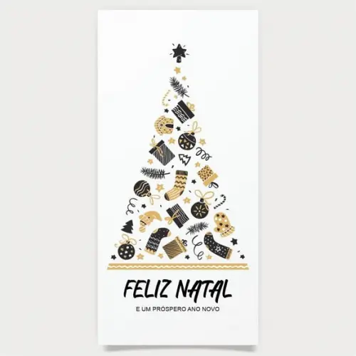 Cartão de Natal Personalizado Estreito, 25-021