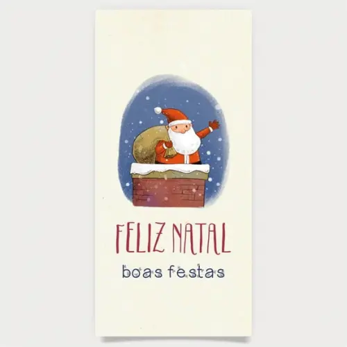 Cartão de Natal Personalizado Estreito, 25-022