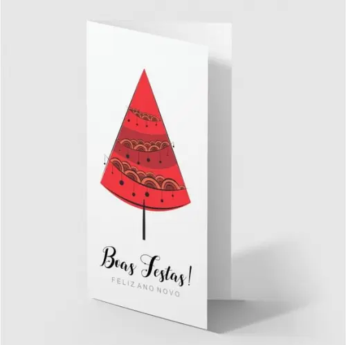 Cartão de Natal Personalizado Estreito, 25-024