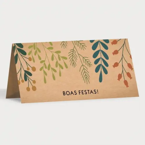 Cartão de Natal Personalizado Estreito, 25-023
