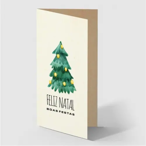 Cartão de Natal Personalizado Estreito, 25-026