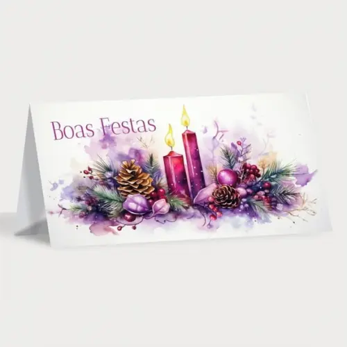Cartão de Natal Personalizado Estreito, 25-029