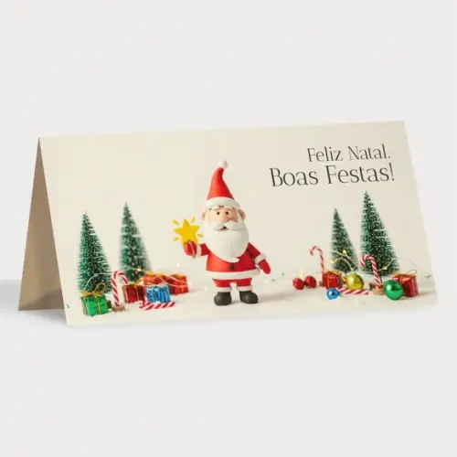 Cartão de Natal Personalizado Estreito, 25-035