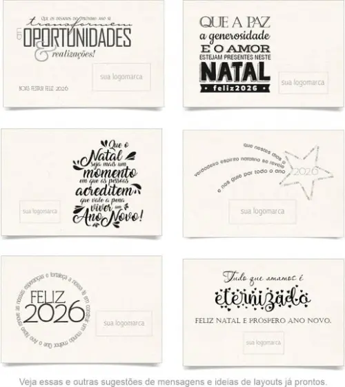 Cartão de Natal Personalizado Estreito, 25-035