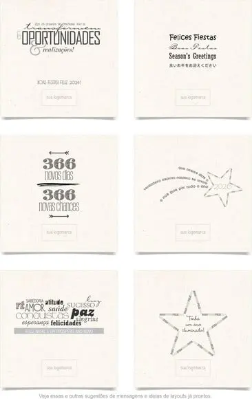Cartão de Natal Quadrado Personalizado Reciclado 41-004