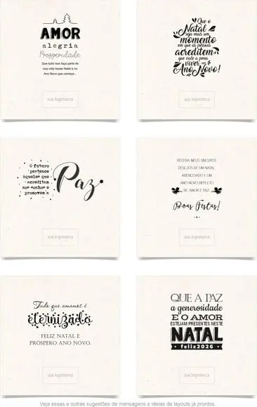 Cartão de Natal Quadrado Personalizado Reciclado 41-016
