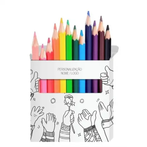 Cartão de Pintar + Lápis de Cor, Personalizado. Felicidades!