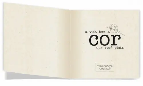 Cartão de Pintar + Lápis de Cor, Personalizados. Balões.