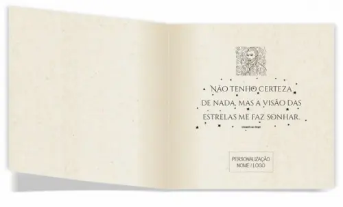 Cartão de Pintar + Lápis de Cor, Personalizados. Estrelas.