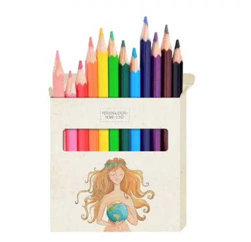 Cartão de Pintar + Lápis de Cor, Personalizados. Gaia.