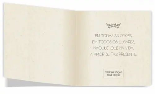 Cartão de Pintar + Lápis de Cor, Personalizados. Paisagem.