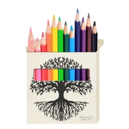 Cartão de Pintar + Lápis de Cor, Personalizados. Raízes.