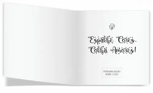 Cartão de Pintar + Lápis de Cor, Personalizados. Som e Cor.