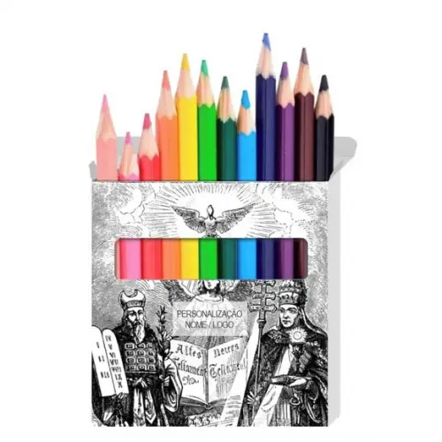 Cartão de Pintar + Lápis de Cor, Personalizados. Trindade.