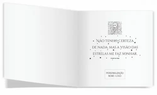 Cartão de Pintar + Lápis de Cor, Personalizados. Voadores,