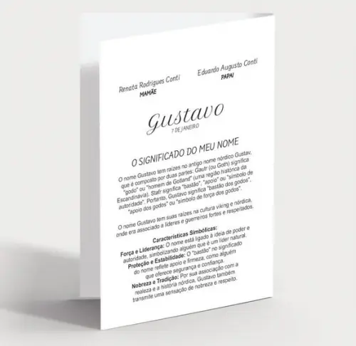 Cartão Maternidade Person c/ Aplique Mandala Div Esp Santo