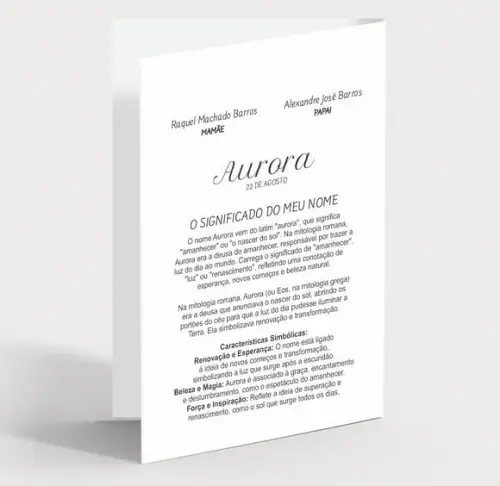 Cartão Maternidade Personalizado c/ Aplique Sabonete Estrela