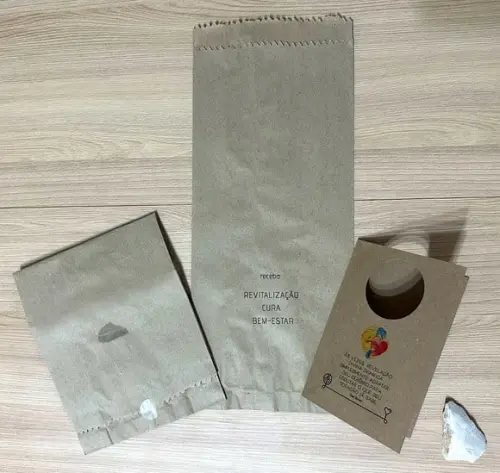 Cartão Personalizado + Cristal Dolomita. Pct c/ 12 Kits.