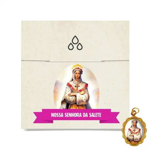 Cartão Personalizado + Medalhinha de N. Sra. da Salete