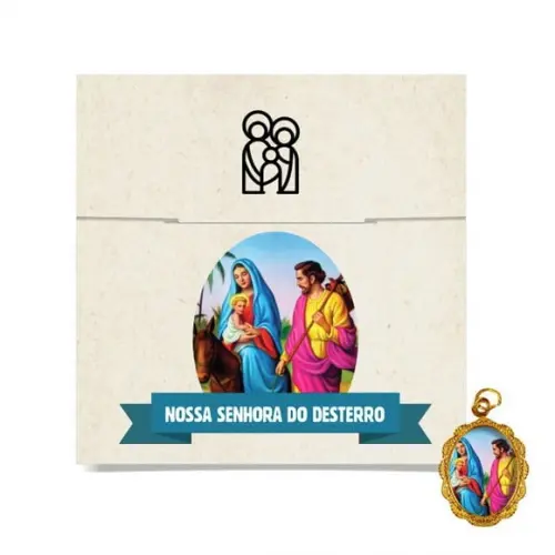 Cartão Personalizado + Medalhinha de N. Sra. do Desterro