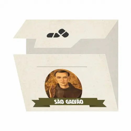 Cartão Personalizado + Medalhinha de São Galvão