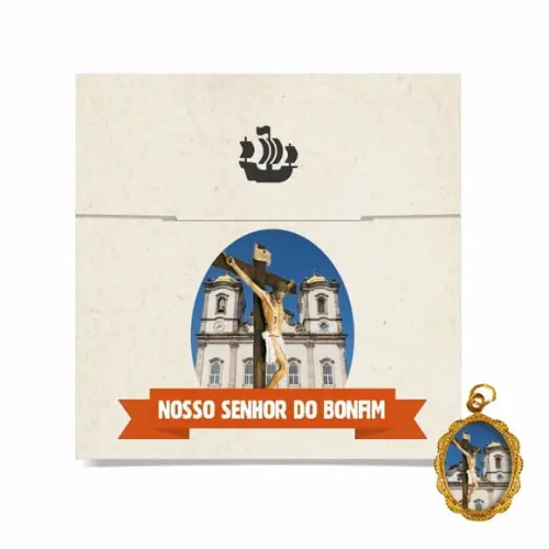 Cartão Personalizado + Medalhinha de Senhor do Bonfim