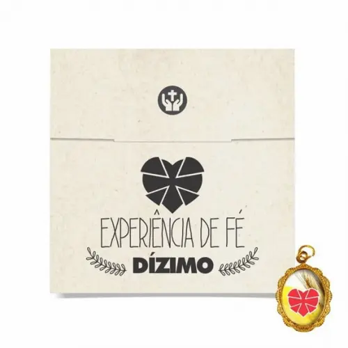 Cartão personalizado Dizimista + medalhinha