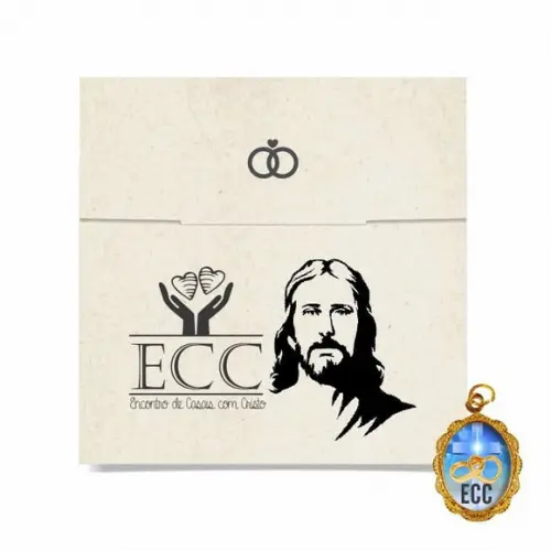 Cartão personalizado ECC + medalhinha