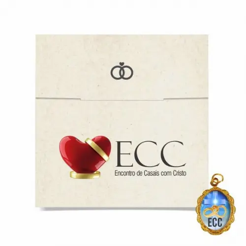 Cartão personalizado ECC + medalhinha