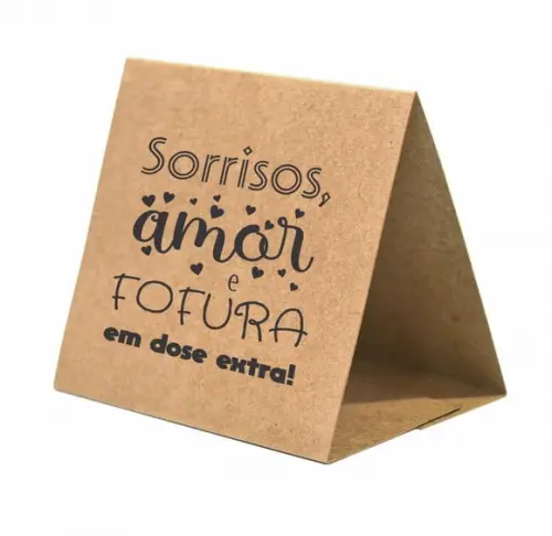 Cartão Prisma Maternidade Person. c/ Aplique Sabonete Flor