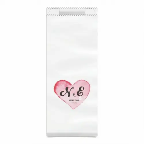 CASAMENTO - SAQUINHO KRAFT SIMPLES PERSONALIZADO